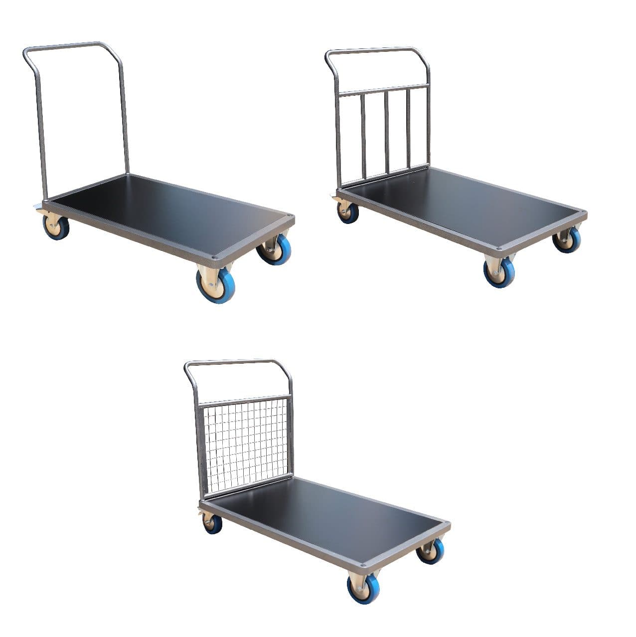 Chariot acier 1200 x 800 mm 1 timon simple