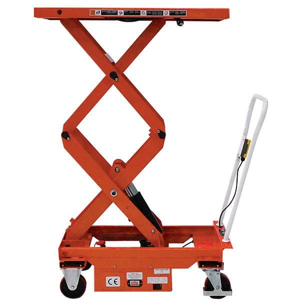 Table élévatrice semi-électrique 500 kg dimensions 1010 x 520 mm