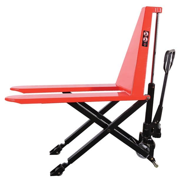 Transpalette manuel haute levée 1000 kg largeur 540 mm