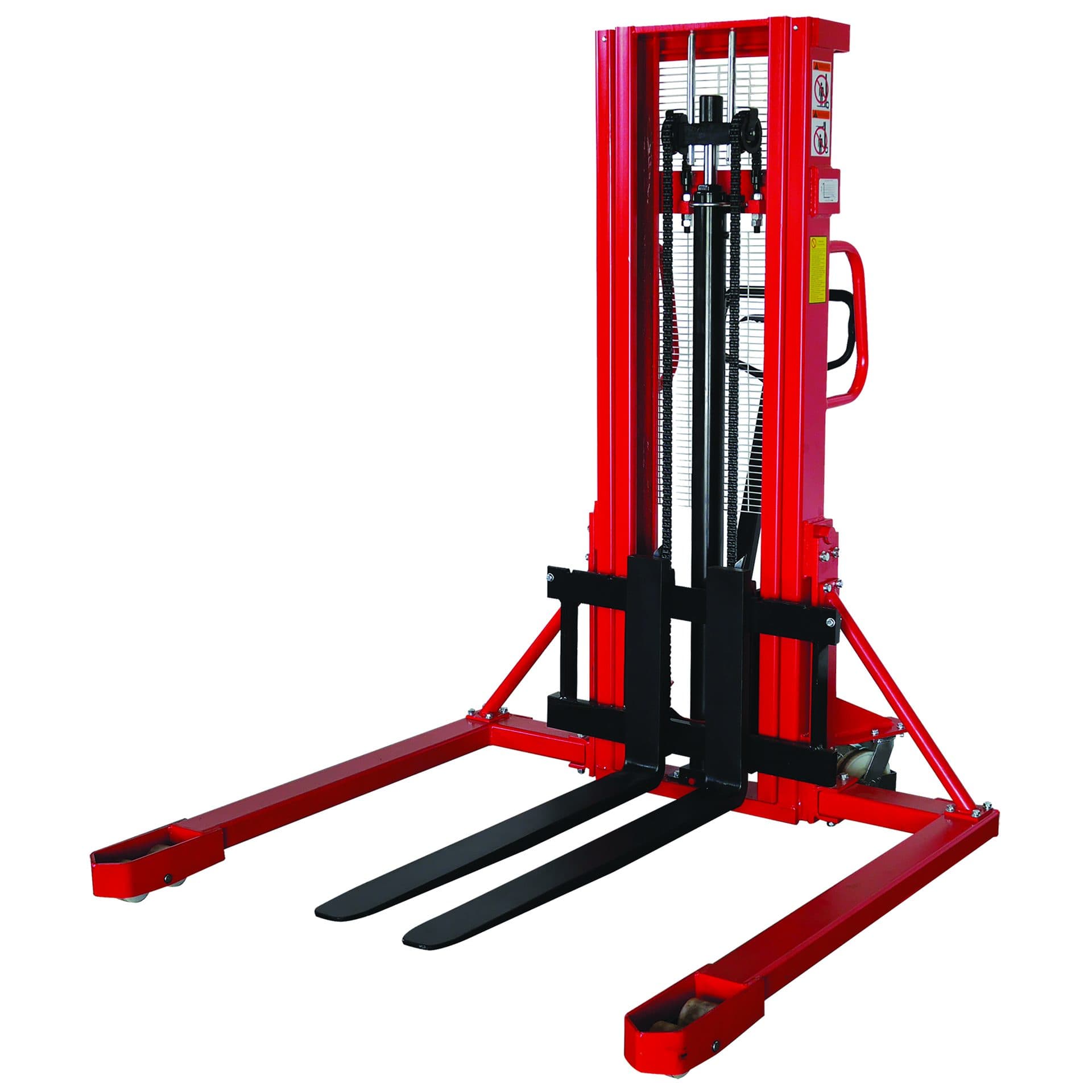 Gerbeur manuel longerons encadrants 1000 kg hauteur 1600 mm