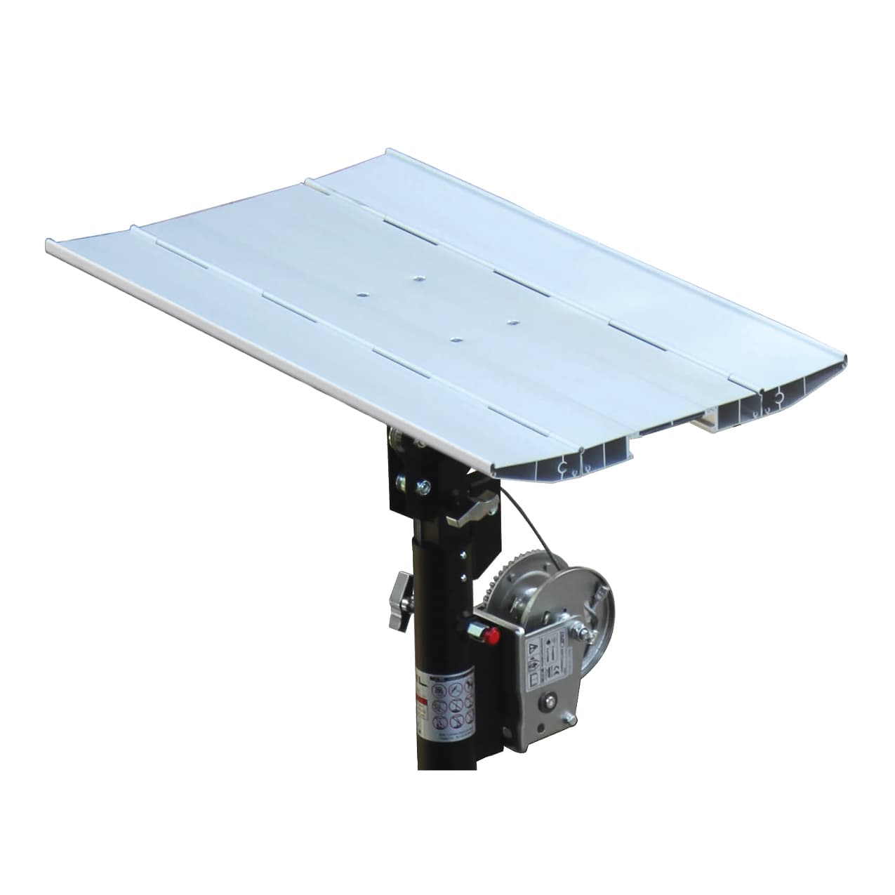 Grand plateau pliant 750 x 440 mm pour LP85 et LP100