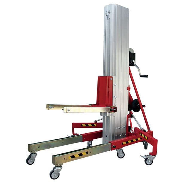 Elévateur positionneur manuel capacité 300 kg - hauteur élévation 4 m