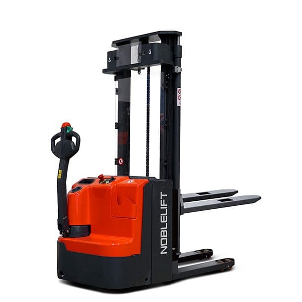Gerbeur électrique lithium 1,2t, mât duplex grande levée libre, levée 2830 mm, batterie 100 Ah