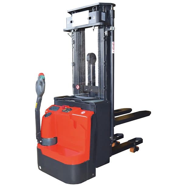 Gerbeur électrique lithium 1,6t, mât duplex grande levée libre, levée initiale, 2830 mm, 150 Ah