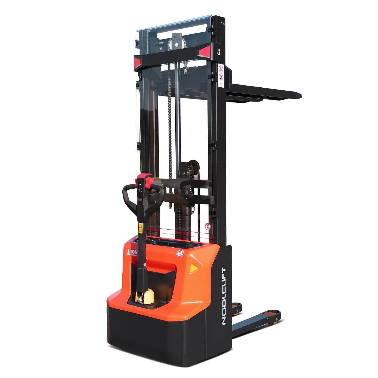 Gerbeur électrique levée 2900 mm, capacité 1300 kg et batterie AGM