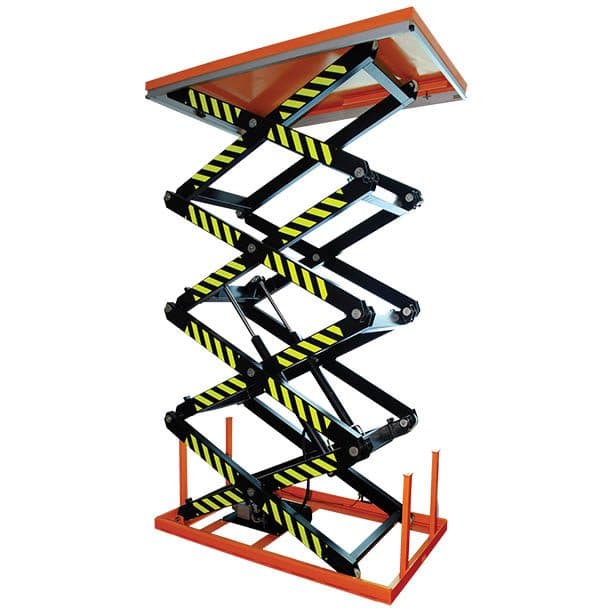 Table élévatrice électrique quadruple ciseaux 400 kg